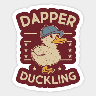 Dapper Duckling Sticker